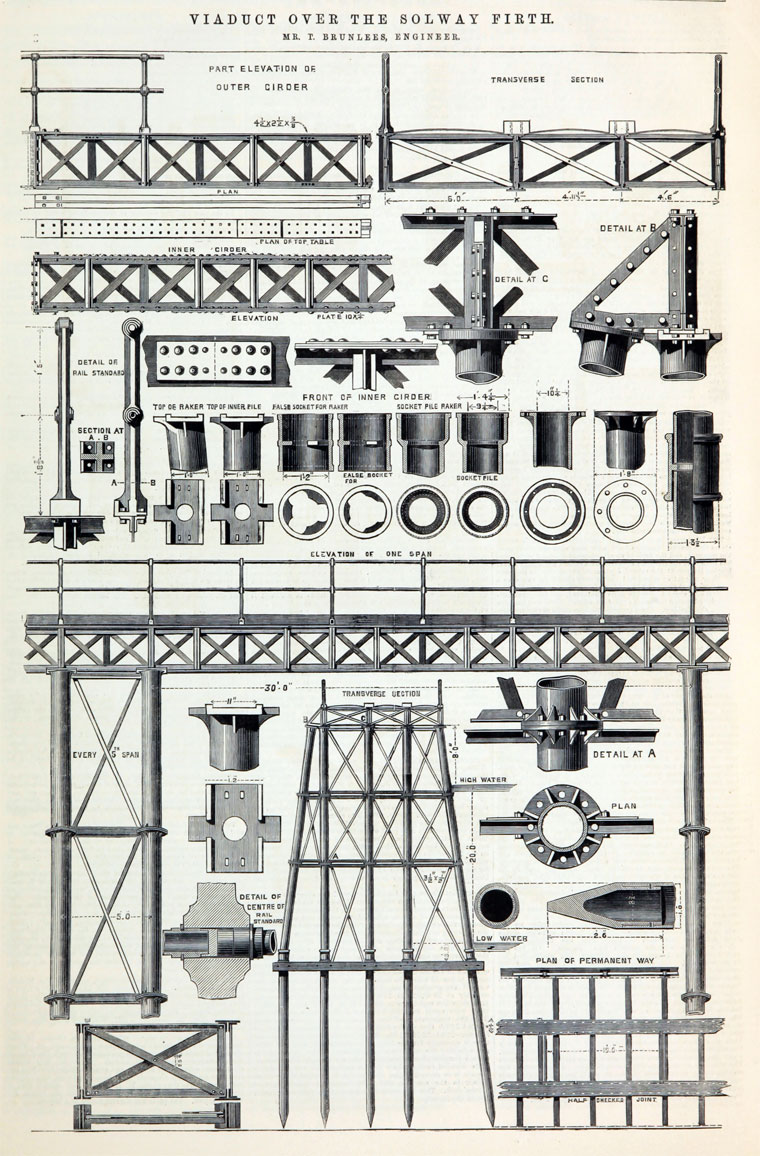 brunlees' engineering drawing